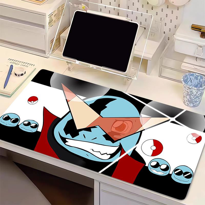 HighQuality Mouse Pad Notbook PPokemon Squirtle PC Gamer Keyboard Pad NonSlip Computer Carpet Desk Mat Gamer Cabinet MousePad