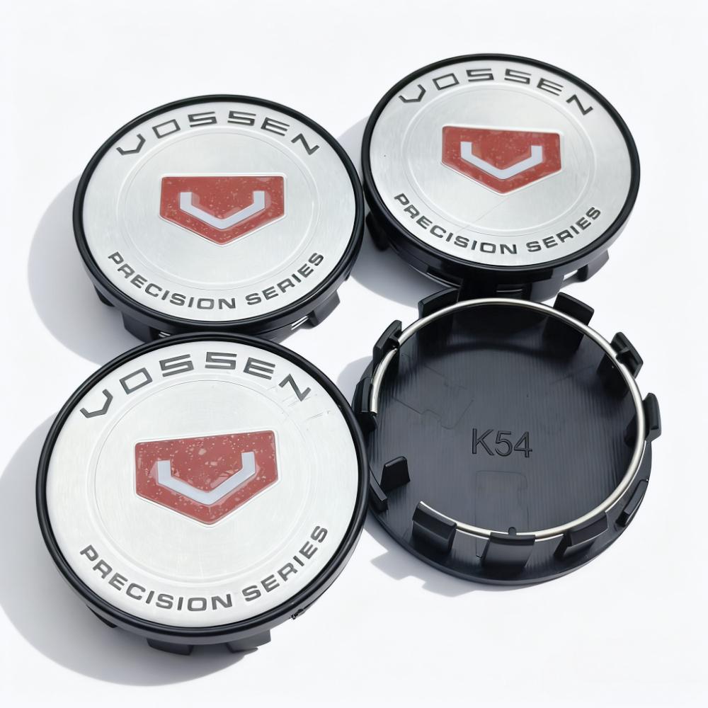 

4pcs VOSSEN Logo Emblem Car Wheel Center Caps 54MM 50MM Wheels Hub Dustproof Cap Rim Hubcaps Dust Cover Replace Car Accessories (as the picture,Vossen Badge&4pcs K54 Wheel Caps)