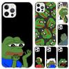 Cute Frogs Party Sad P-Pepe Phone Case for Iphone 17 Air 16 15 Plus 14 13 Mini 12 11 Pro Max 16E 7 8 SE 2020 Soft Funda Print Sh