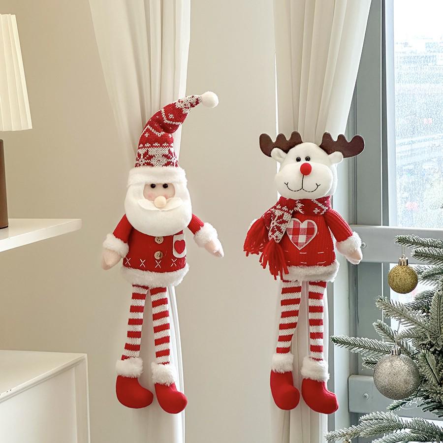 Kreative Weihnachtsmann Vorhangschnalle - Weihnachtsdekoration und Neujahrszimmer-Requisiten