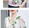2026 Summer Women's Chiffon Long Sleeve Cardigan: Elegant Printed Design for Middle-aged & Elderly
