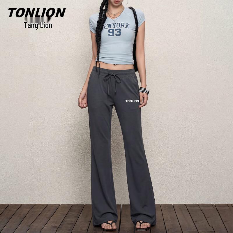 TonLion Women's Flared Cooling Ice Silk Sun Protection Casual Pants