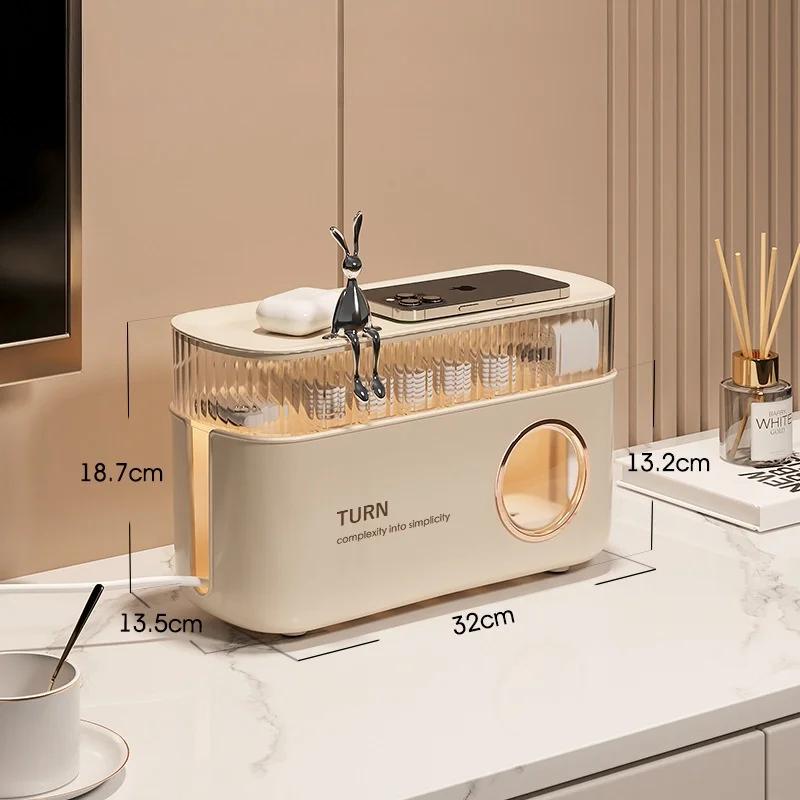 Data Cable Storage Box Plug Board Storage Box Cable Wire Organizer Case Socket Charger Charging Cable Desktop Finishing Box