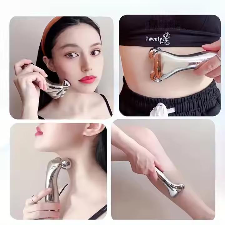 4D Intelligent Handheld Face Roller Massager - Beauty Instrument for V-Shaping