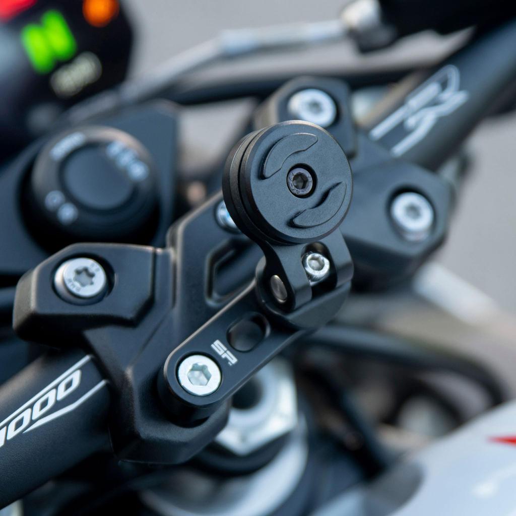SP CONNECT Bar Clamp Mount Pro Motorcycle Mount Motorcycle Smartphone Holder 53232 SPC+