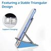 Metal Foldable Phone Stand Thin Mobile Phone Support Desk Cell Phone Holder  Travel Office