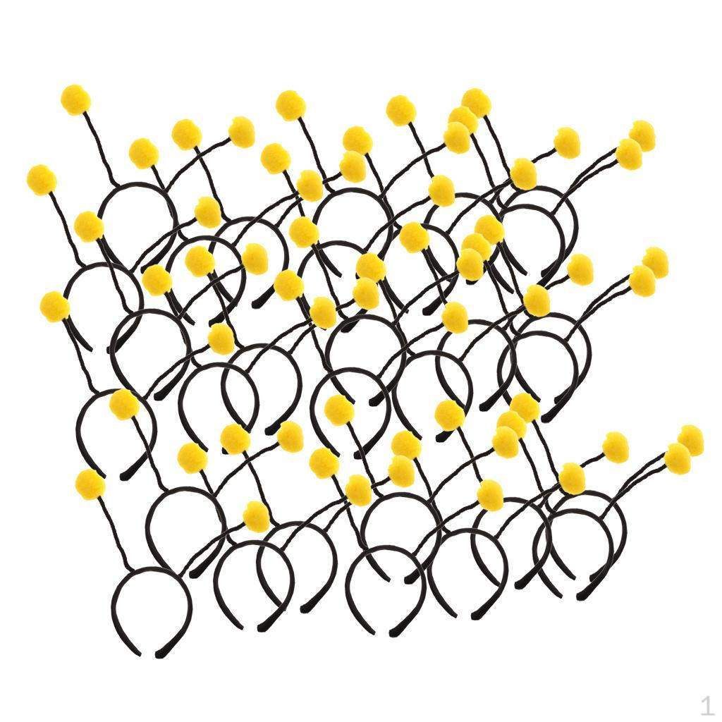 

30 штук Круглый ободок с шариками Пчела Божья коровка Костюм для вечеринки Головной убор Антенны Ободок для волос Аксессуары для детей