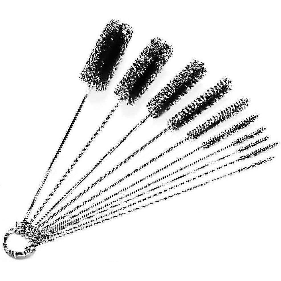 Kettle Spout Brush Pipe Cleaners Teapot Nozzle Brush Set, Black - RiRi