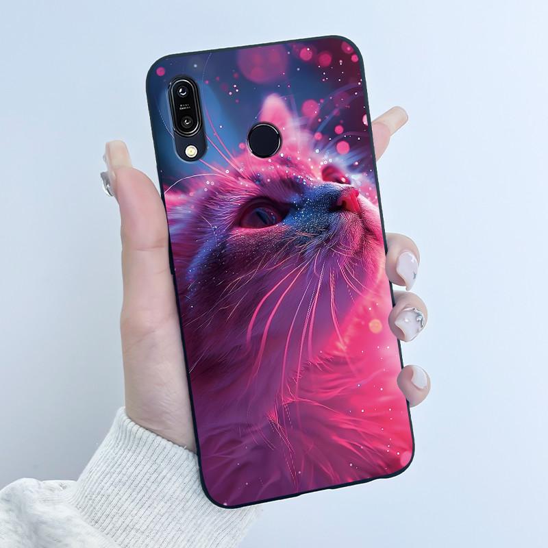 Für Asus Zenfone Max ZB555KL Max Pro ZB601KL ZB602K Hülle Niedliche Cartoon-Druck Schutzhülle Weiches Silikon Schwarzes Handygehäuse