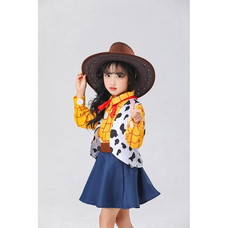 Cosplay Halloween, Toy Story cosplay Woody, children's costumes Western cowboy costume party stage costumes