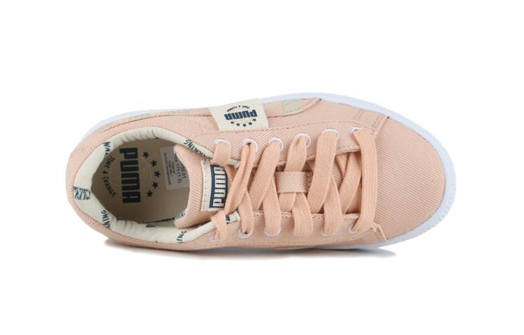 Kids' Sneakers Puma Basket Canvas Little Kids 'TIme 4 Change - Pink Sand'
