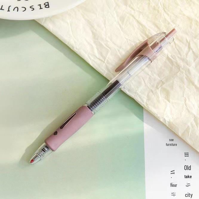 Retro Color Gel Pen Set - High-Value 0.5mm Bullet Tip for Students