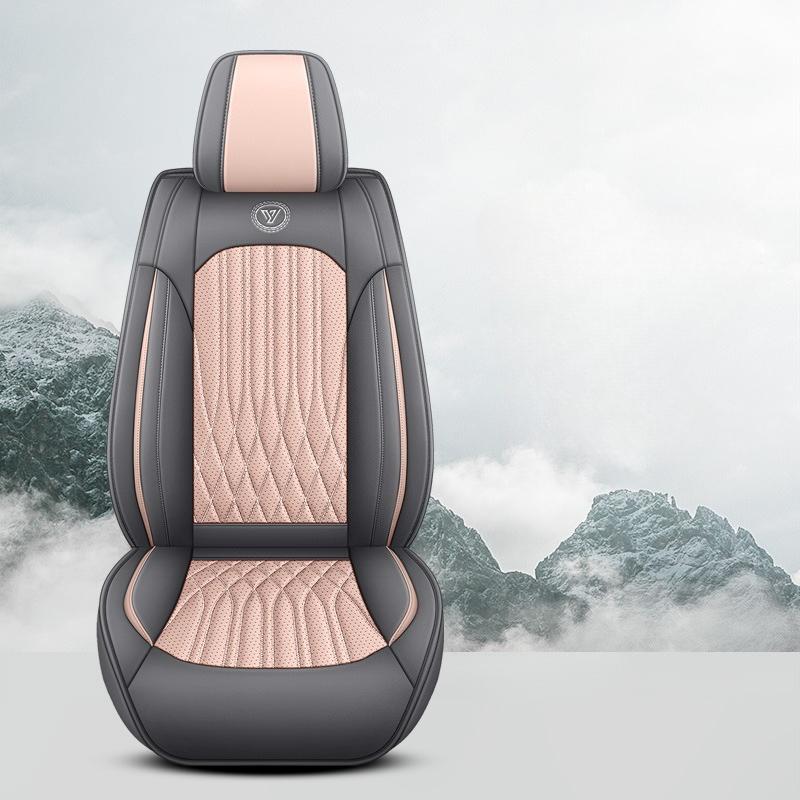 Single Full Coverage Car Seat Cover Premium Faux Leather Material, Fits Most Sedans/SUVs, Enhances Interior, 5 Colors Available