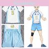 Volleyball Boy Cosplay Jersey European And Taiwanese High School Uniform With Starry Ocean Light Print