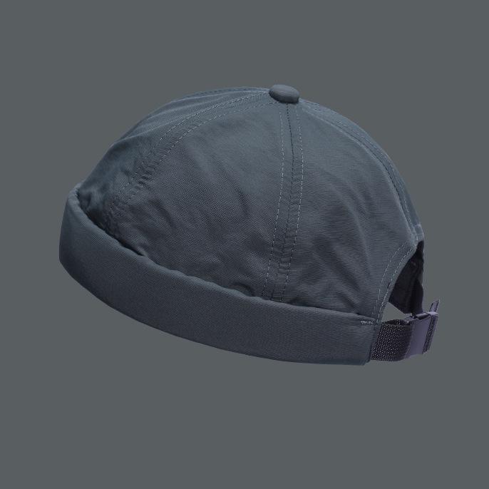 Men's Quick-Dry Retro Landlord Skullcap: Breathable, Japanese Street Style Hat