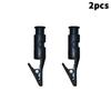 2Pcs Mini Clothesline Positioning Clip Outdoor Nylon Camping Clothespin Windproof Multi-function Laundry Pegs Clip
