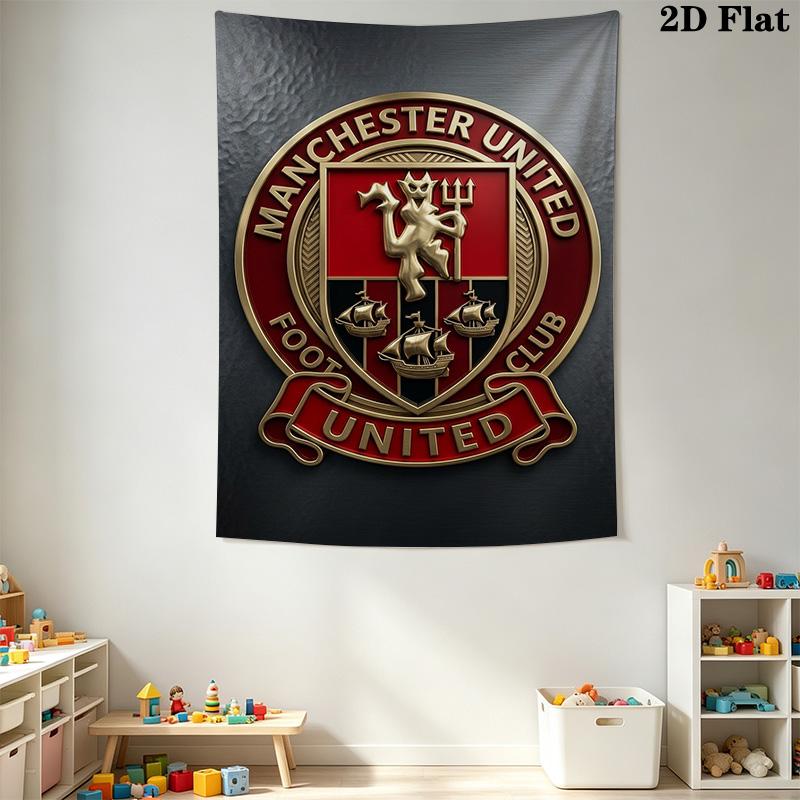 Manchester United Devils Threepiece Set 1 Duvet Cover 2 Pillowcase Without Core Christmas Birthday Gift Soft And Comfortable