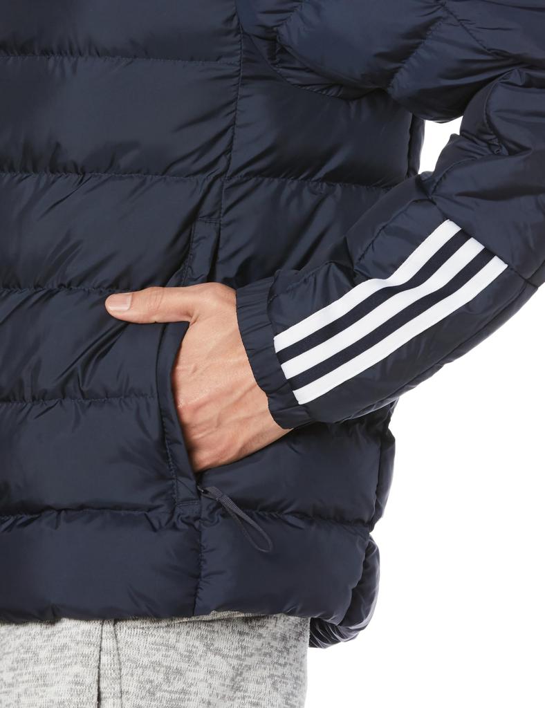 Adidas Itavic Midweight Hooded Jacket AV281 Legend Ink 3-Stripes Men's (GT1686) J/XO