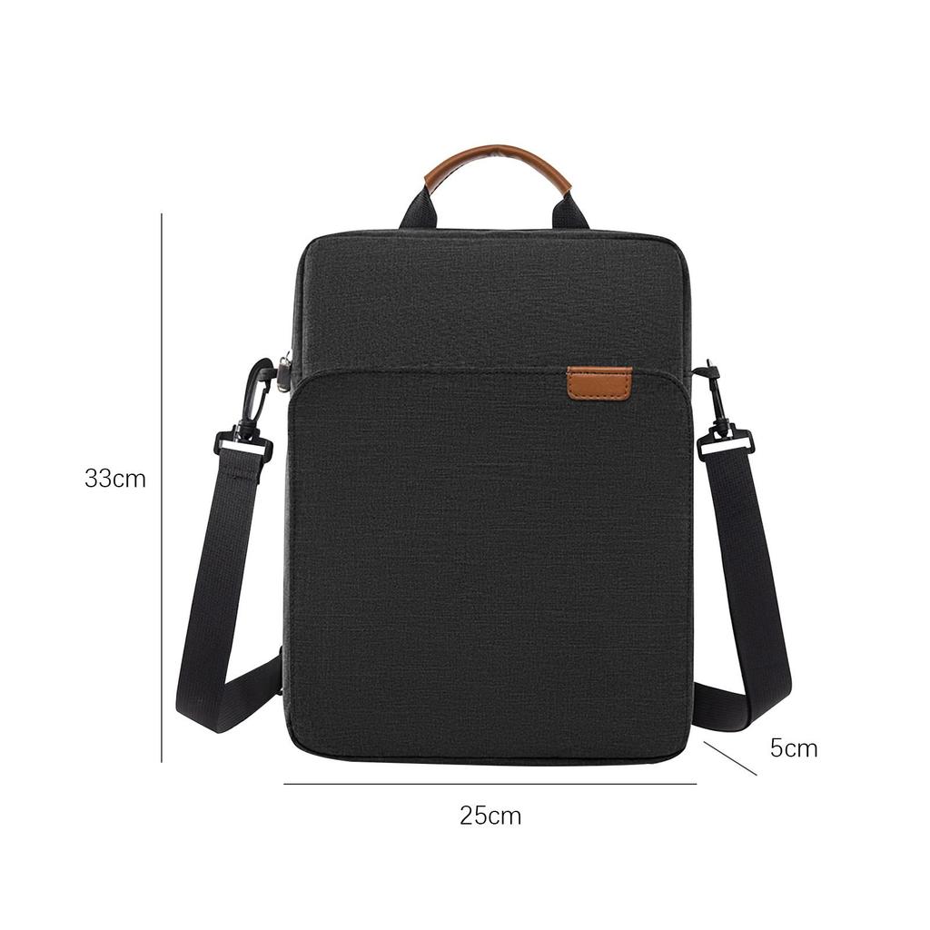 Stilvolle Tablet-Tasche mit abnehmbarem Riemen und weichem Innenfutter