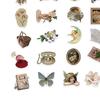 50 Stickers Vintage Pcs/Set Waterproof Self-adhesive Graffiti DIY Great Stickiness Anti-slip Removeable Different