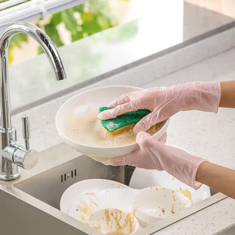 CHAHUA Reusable Nitrile Household Gloves