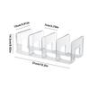 Purse Storage for Closet 4 Slots Clear Closet Shelf Divider Clutch Dividers Bag Storage Shelf Closet Organizer for Purses
