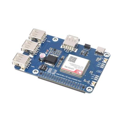 Cat-1/GNSS HAT für RPi 5-Serie, basierend auf dem SIM7670G-Modul, globale Mehrfachbänder, 4G t-1 GNSS-Positionierung, 3X USB 2.0