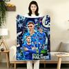 Cole Palmer Print Flannel Blanket High Quality Warm Comfortable Cover for All Seasons Perfect for Gifts Home Decor