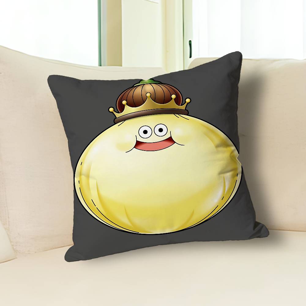 D-Dragon Q-Quest Slime Game Anime Celebrity Merchandise All-Match Printed Pillow Case Sofa Car Office Room Decoration Protector