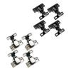 4x Self Closing Door Hinges Carbon Steel ,Furniture Hardware, Easy To Install, Rust Resistant Cabinet Hinges Cupboard Hinges