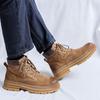 Brown casual men's boots Trendy and versatile design styles Outdoor leisure party  office motorcycle adult Hot selling shoes