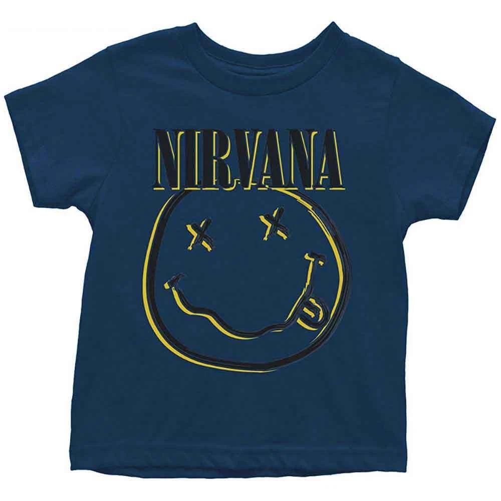 Nirvana Inverse Official Childrens Tee T-shirt Boys Kids 130