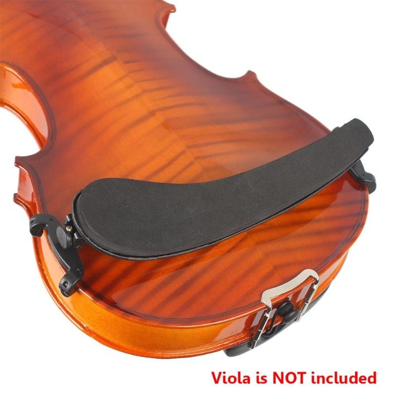 Viola Shoulder Rest For 15.5-16.5 Inch Violas Adjustable Height And Angle Lightweight Plastic Rest With Comfortable Sponge Pad