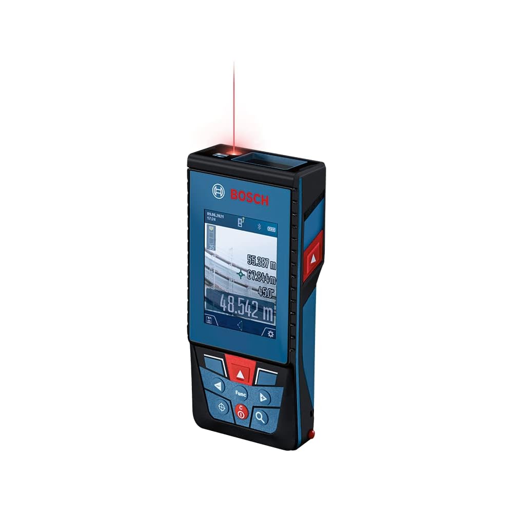 Bosch Professional GLM100-25C Data Transfer Laser Distance Meter, Blue