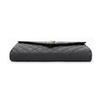 Saint Laurent Ysl Monogram Gold Logo Grainy Quilted Leather Chain Crossbody Bag Women Bags Black 620280BOW911000