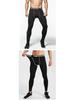 Men's Fleece-Lined Sports Base Layer Pants for Running, Autumn Home Wear, with Lettered Waistband