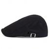 Men Light Board Solid Color Berets Newsboy Caps Hip Hop British Painters Hats Spring and Summer Adjustable Flat Cap