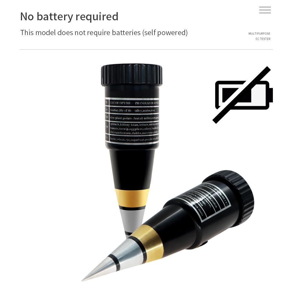 Soil Moisture PH Meter Acidity Humidity Tester Metal Sensor Probe 3~8ph No Battery Hygrometer for Planting Garden Tool
