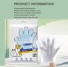 Pet Wash Free Cleaning Gloves Cat and Dog Bathing Deodorization Dry Cleaning Wet Wipes for Puppies and Kittens 6 Pieces