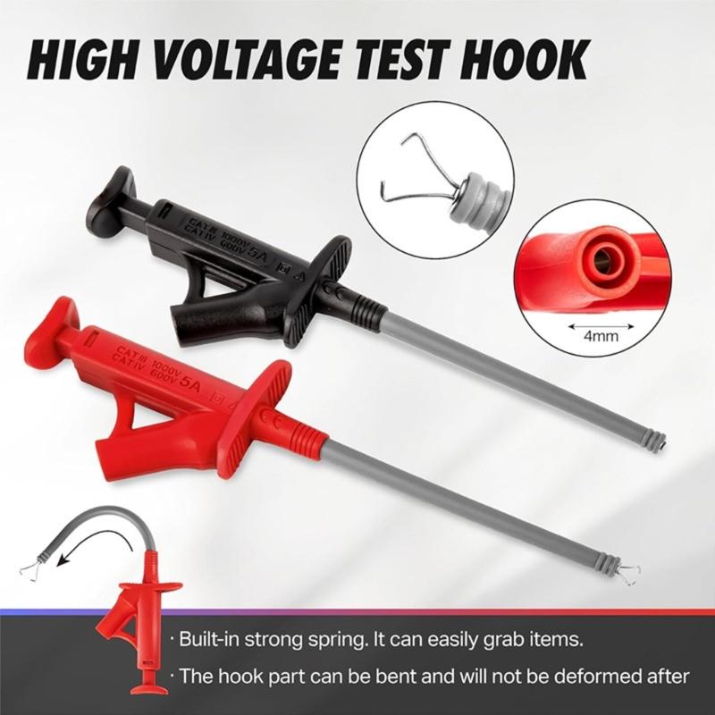 

Multimeter Test Set Silicone Probes Test Hook For Digital Electrical Maintenance China Mainland
