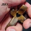 Portable Wooden Cross Olive Wood Pocket Smooth Texture Pocket-sized Stress Relief Spiritual Handcrafted Companion My Heart Encouragement Gift