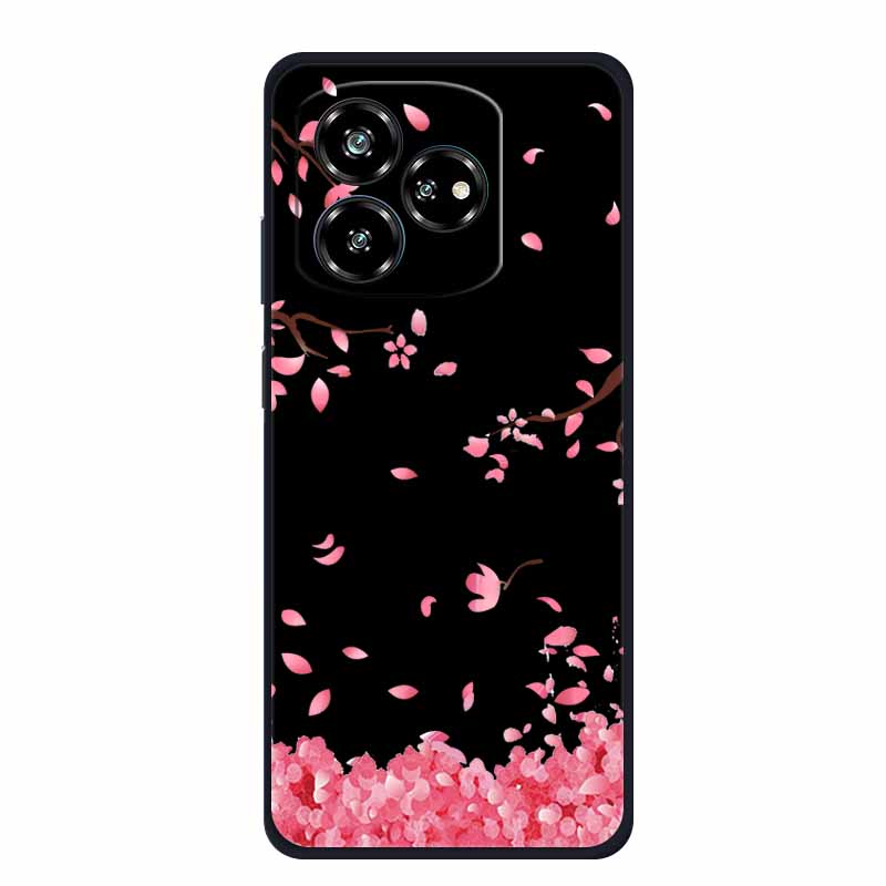 Funda For ZTE Axon 60 Lite Case Cute Cartoon Cat Black Silicone Soft Phone Case For ZTE Blade V60 Axon 60 Back Cover Case 60lite