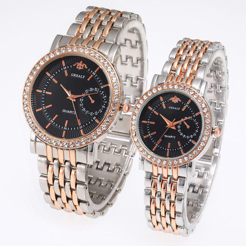 Elegant Women's Quartz Watch with Rhinestones