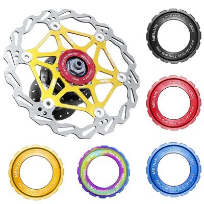 1 Stück Fahrrad Center Lock Scheibenbremsnabe Lockring Vorne Hinten 9 12 15 20mm Achse Mitte CenterLock Abdeckring Fahrradzubehör