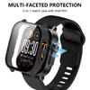 For Realme Watch5 PC Case with Tempered Glass Screen Protector and Silicone Strap Band Full Protection Cover for Realme