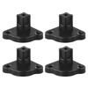 Gazebo Foot Brackets Plastic Supports For Tent Legs 21 By 21 Mm Tube 4 Pack