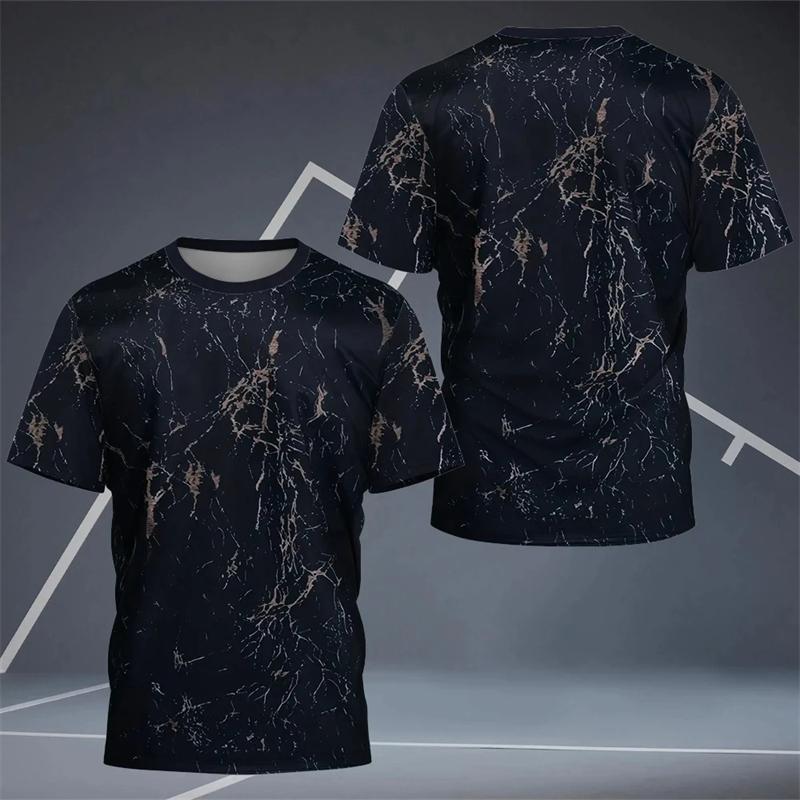 Summer Men's Outdoor Sportswear Running Fitness Short Sleeved Round Neck Top Fashionable Casual Comfortable Jersey