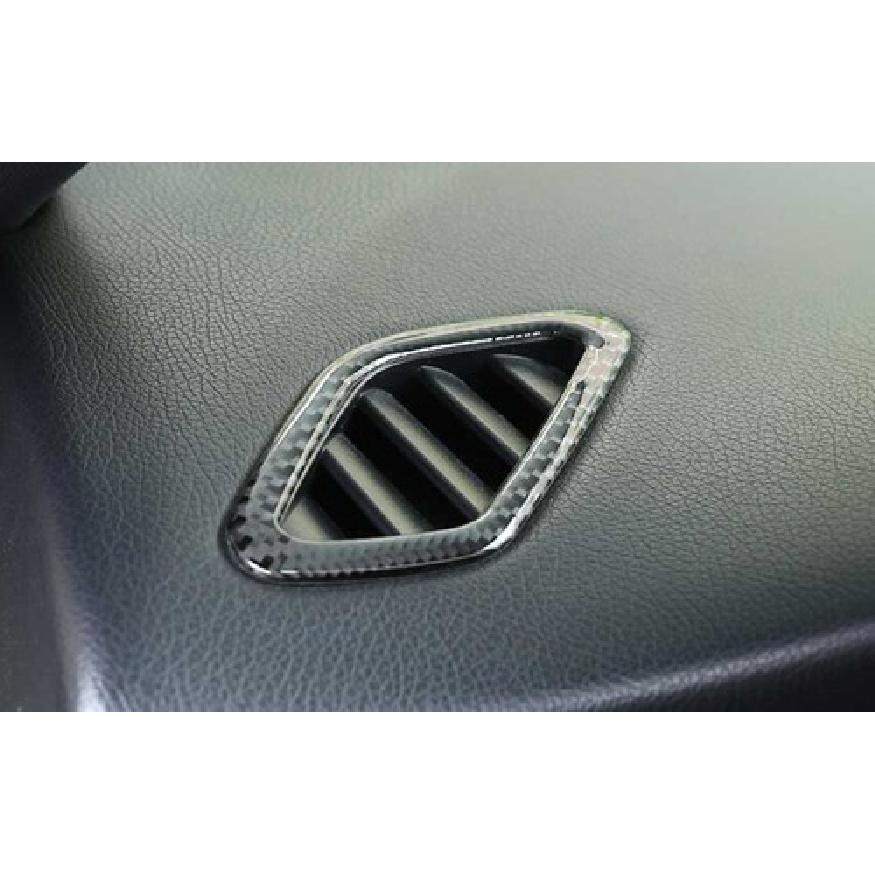 For Benz GLA CLA Real Carbon Fiber 2013-19 Cover Trim Dashboard Side Outlet Vent