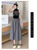 Women's Retro Pleated Mid-Length Skirt - Summer/Autumn Yamamoto Style