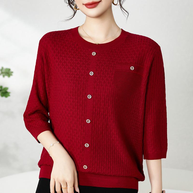 QingHe Cashmere Women's 30% Cashmere Sweater - Soft & Warm Wool Blend Pullover